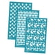 thumbnail image 4 of 3 plantillas de serigrafía reutilizables para arcilla polimérica. Estilo A, 4 of 9