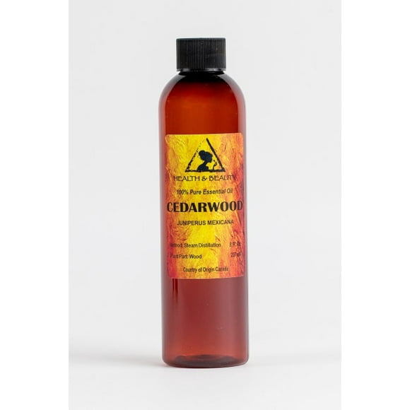 Huile Essentielle de Cèdre Biologique Aromathérapie 100 % pure Naturelle 8 oz