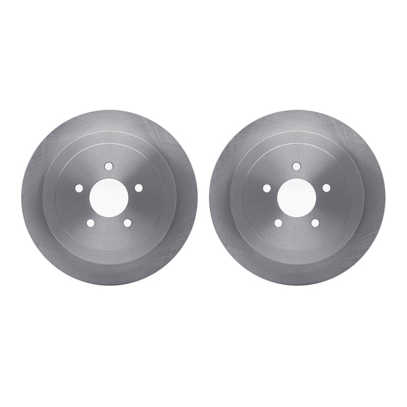 Dynamic Friction Company Rear Brake Rotors 6002-55004