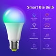 thumbnail image 5 of Skksst E26/E27 Smart Light Bulbs 9W/10W RGBCW LED Bluetooth App Control Music Sync Color Changing Dimmable Light Bulbs, 5 of 7