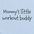 thumbnail image 2 of CafePress - Mommys Little Workout Buddy Body Suit - Baby Light Bodysuit, Size Newborn - 24 Months, 2 of 4