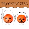 thumbnail image 3 of Halloween Candy Bucket Plastic Pumpkin Bucket Trick Or Orange Bucket Mini Halloween Bucket Party, 3 of 8