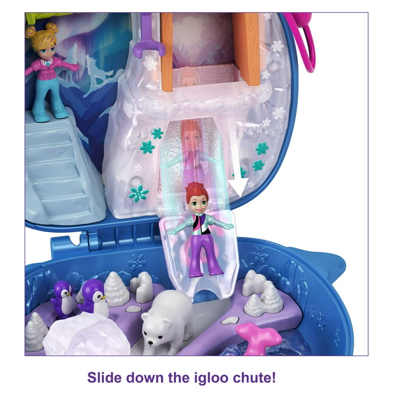 ユリ・ゲ郎 ポルターガイス子 ミニ Polly Pocket 2-in-1 Mama and Joey Kangaroo Purse, Travel Toy with