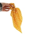 thumbnail image 5 of Unique Bargains 1 Pc Fashion Heart Pattern Hair Scrunchies Hair Ties Yellow, 5 of 5