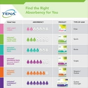 TENA Intimates Overnight Pad, Incontinence Underwear for Women, 84 total (3 Packs of 28)