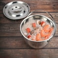 thumbnail image 4 of CIMAXIC 1pc Thicken Camping Stew Pot Non-stick Pot Home Kitchen High Capacity Cookware,7.8"X7.8"X4.53", 4 of 5