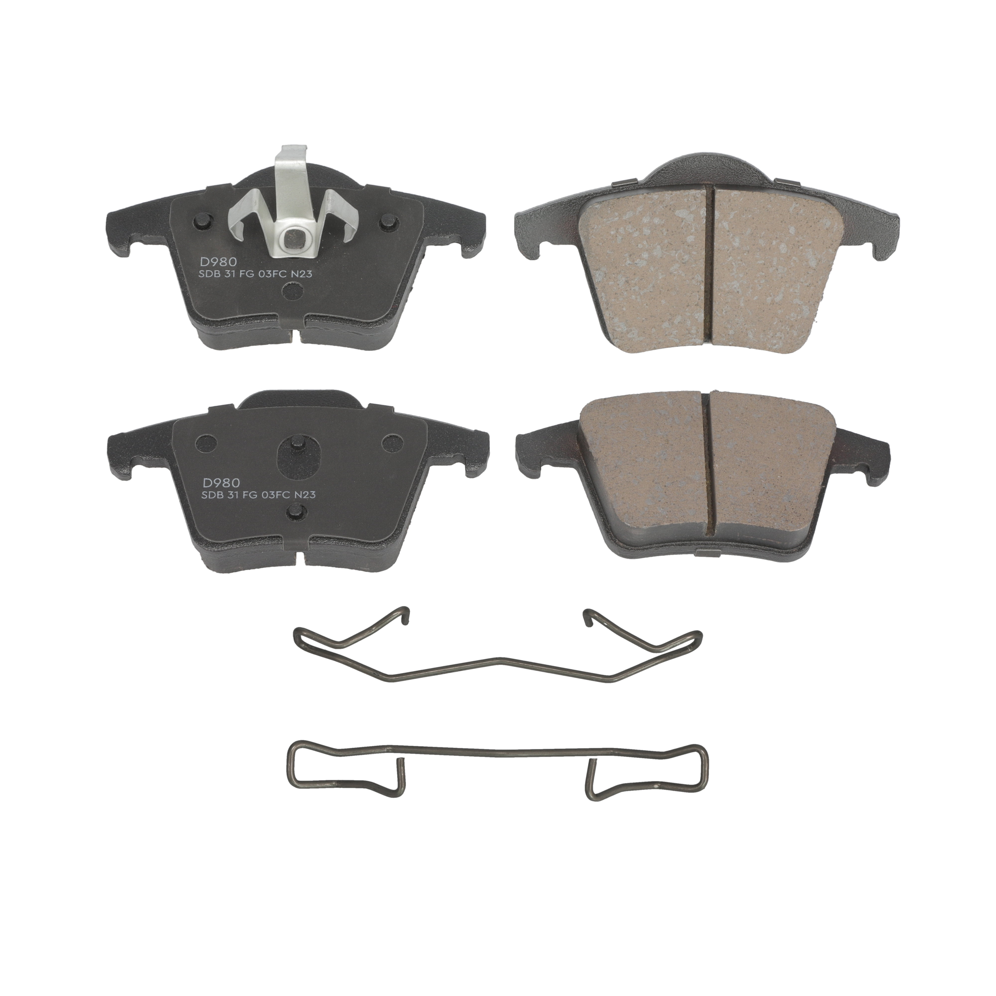Winstop Brake Pad Set, Rear WS.0980.0.C, Volvo XC90 2014-2003