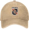 US Army 5th Special Forces Group Vintage Wash Denim Baseball Cap