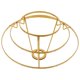 thumbnail image 4 of Lampshade Frame Metal Rings For Lamp Shade Wall Lamp Support Golden Simple Design Various Scenes 1Pack, 4 of 5