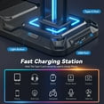thumbnail image 5 of KDD Charging Station, Headphone Stand RGB, Controller Holder with USB A&C PC Gaming Accessories Storage, 5 of 9