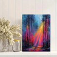 thumbnail image 2 of Winter Village Snow Road Canvas Print, Festive Seasonal Wall Decor for Living Room, Bedroom, Dining Room & Cafe, 2 of 8