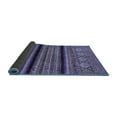 thumbnail image 2 of Ahgly Company Indoor Square Abstract Blue Modern Area Rugs, 4' Square, 2 of 4