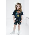 thumbnail image 2 of STAR WARS Darth Vader R2-D2 Chewbacca Drop Shoulder T-Shirt and Bike Shorts Outfit Set Toddler to Big Kid, 2 of 5