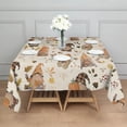 thumbnail image 3 of Fall Gnomes with Autumn Leaves Pattern Square Tablecloth,Waterproof Square Table Cover,Wipeable Spillproof Washable Table Cover for Home Kitchen Party Decor 52"x52"(132x132cm), 3 of 6