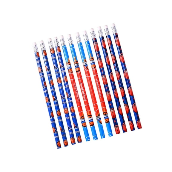 12 Pcs Pencils Drawing Pencils Football Themed Pencils for Daily Use