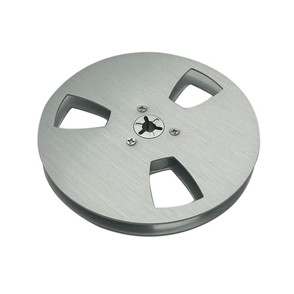 5 Inch Empty Tape Reel Aluminum Alloy 3 Holes Open Reel Sound Tape Empty Reel Essential Accessories