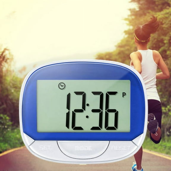 Zhaomeidaxi Pedometer Clip On, Pedometer for Walking, 3D Pedometer for Walking Simple Step Counter Large Digital Display Step Tracker Pedometers with Clip and Lanyard for Elderly