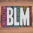 thumbnail image 5 of Ambesonne Black Lives Matter Jigsaw Puzzle Durable Cardboard, BLM Letters Art, 1000 pcs, Sea Green Pink Blue, 5 of 5