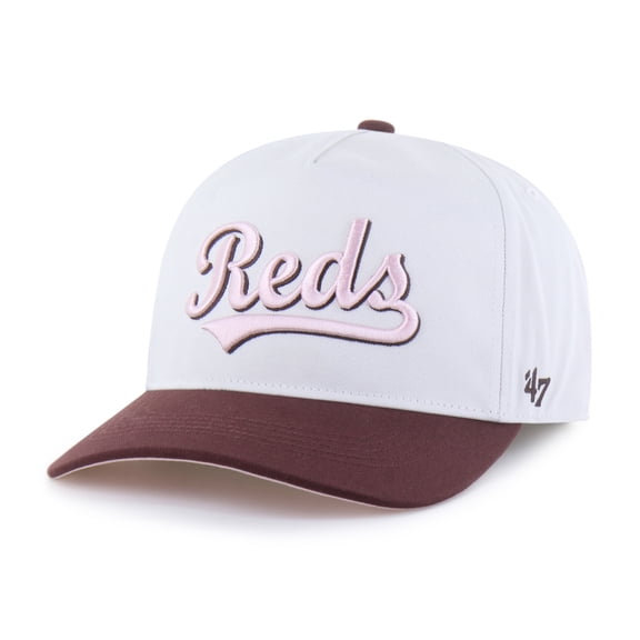 Unisex '47 Stone/Burgundy Cincinnati Reds Love Letter Adjustable Hitch Hat