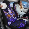 thumbnail image 2 of KUIFORTI Pumpkin Ghost Seat Covers for Car Comfortable Seat Covers Front Seats Only Soft Non-Slip Car Seat Cover Protector Easy Installation Compatible for Cars Sedans SUV, 2 of 7