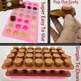 thumbnail image 3 of Cute Smiley Face Chocolate Candy Moldes de silicona, reutilizable Expression Ice Cube Trays Molde de silicona para hornear-4 paquetes Vhermosa HMYH539, 3 of 7