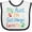 White and Black, variant on Inktastic My Aunt in San Diego Loves Me Boys or Girls Baby Bib