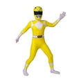 thumbnail image 6 of Guvpev Yellow Ranger Costume, Halloween Cosplay Dress Up Outfit, 3D Spandex Superhero Bodysuit Jumpsuit for Halloween Party Cosplay & Fancy Dress Up, 6 of 11