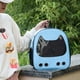 thumbnail image 3 of Bolsa para mascotas, bolsa para gatos, mochila para gatos, bolsa espacial para mascotas, mochila portátil transpirable de PU para perros, suministros de viaje, 3 of 6
