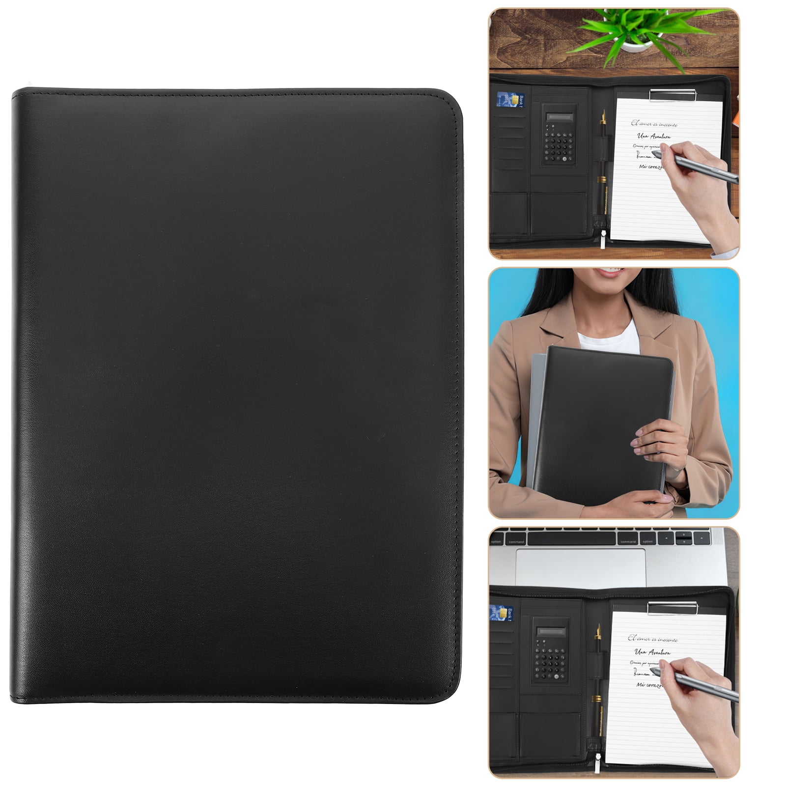 DiMaddie 1 Set Of Zipper Binder Portfolio Binder With Zipper Document Organizer Binder Portfolio Binder Organizer Binder Portfolio Organizer Office Portfolio Folder