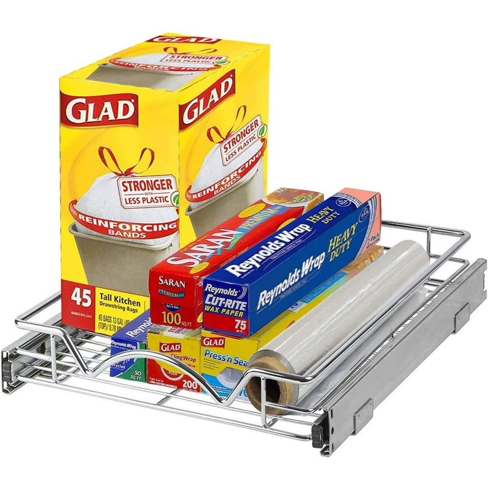 Pull Out Drawer Organizer SlideOut Pots and Pans Sliding