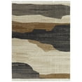 thumbnail image 3 of Balta Neil Abstract Recycled Area Rug Brown 7'10" x 10' 8' x 10' Gold, Ivory, Grey, 3 of 5