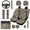 Deer Camouflage Pattern, variant on HUIACONG Desert Camo Car Interior Set, with Car Seat Covers Car Armrest Box Pad, Compatible with Cars Trucks