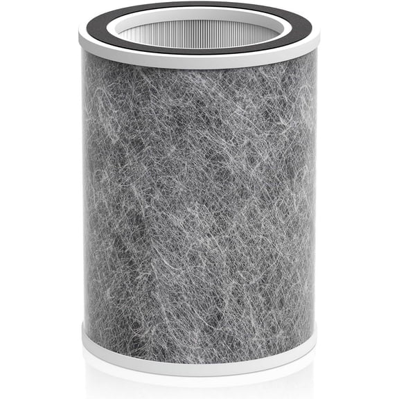 HP202 Replacement Filter Compatible with Shark HP201, HP202, HP302 UA205, AP1000 and for Shark HC501, HC502 Air Purifier MAX, 3-in-1 H13 Grade True HEPA Filter, Part # HE2FKBAS HE2FKBASMB, 1 Pack