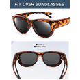 thumbnail image 4 of TINHAO Fit Over Glasses Sunglasses for Women Men, Cat Eye Sunglasses Over Glasses Polarized 100% UV400 Protection, 4 of 7