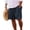 22# Navy, variant on Linen Bermuda Shorts Men Casual Elastic Waist Drawstring Summer Beach Shorts with Pockets Navy 3XL