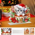thumbnail image 4 of Estante Almacenamiento Arte Con Diamantes Acrílico Navidad Gato Doble Cara para Manualidades, 4 of 9