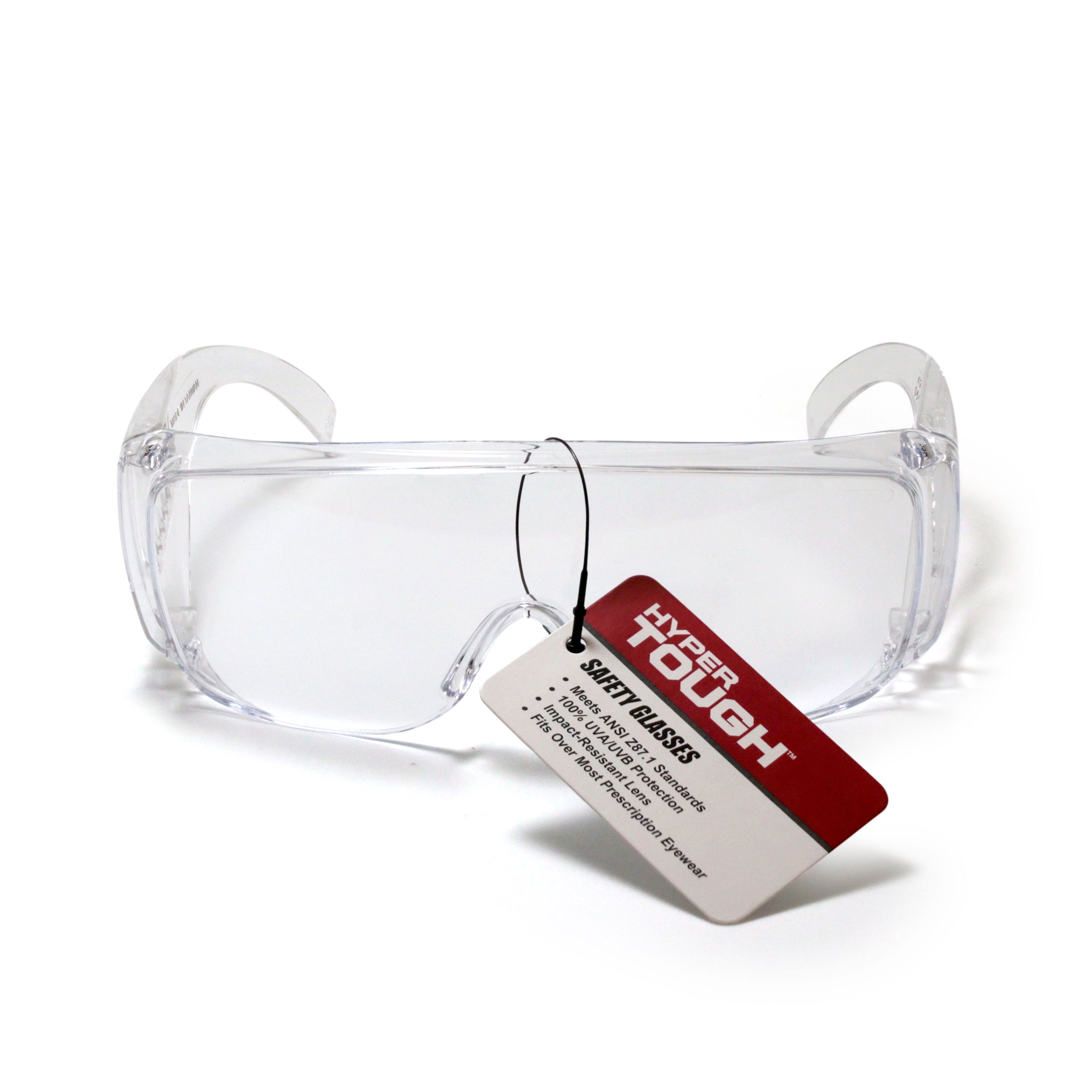 Hyper Tough Fit-over Safety Glass Z87.1 Poly-Carbonate Lens