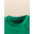 thumbnail image 5 of vera natura Little Boy Girl Summer Outfit, Duck Embroidery Short Sleeve Tops Elastic Waist Shorts Baby  2 Piece Set, 5 of 9