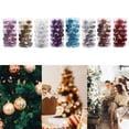 thumbnail image 3 of 30Pcs Shatterproof Clear Plastic Christmas Ball Ornaments Decorative Xmas Balls Baubles Set with Stuffed Delicate Decorations 2.4", 3 of 5