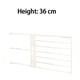 thumbnail image 3 of Bewildely Puerta de seguridad escalable para cachorros, puerta de escalera, aislamiento para bebés y mascotas (blanca) Decoración del hogar Altura 36cm, 3 of 6