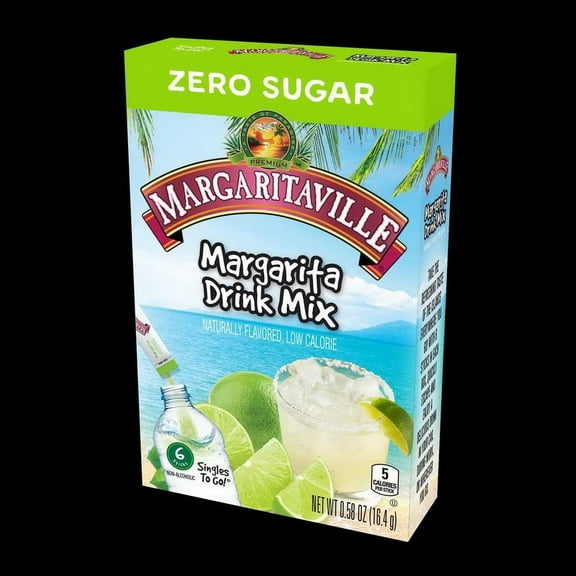 (Price/Case)Margaritaville 33461 Margarita Powdered Drink Singles To Go 12-6 Count