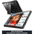 thumbnail image 4 of Revolution [Built-in-Screen Protector][Kick-Stand][Not Supported Apple Pencil Magnetic Attachment] Full-Body Heavy Duty Case for Apple iPad Pro 11 (2018) - Black, 4 of 7
