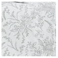 thumbnail image 5 of Winter Brush Collection, 4-Piece Cal King Bed Sheets, 14" California King Size Sheets Deep Pocket Set, Fitted and Flat Sheet Set, Pillow Cases, White Sheets, Grey Flowers, 5 of 9