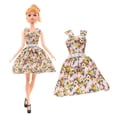 thumbnail image 5 of A-Waroom 10 PCS 12 inch Doll Dress Floral Skirt Doll Dress Casual Dress Doll Clothes for 30 CM Doll Color Random, 5 of 6