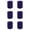 Purple, variant on 6Pcs Cotton Sports Wristbands, Hand Protection Sweatbands for Athletic Workout, Breathable Moisture Wicking Bands, Ideal for Exercise, Purple