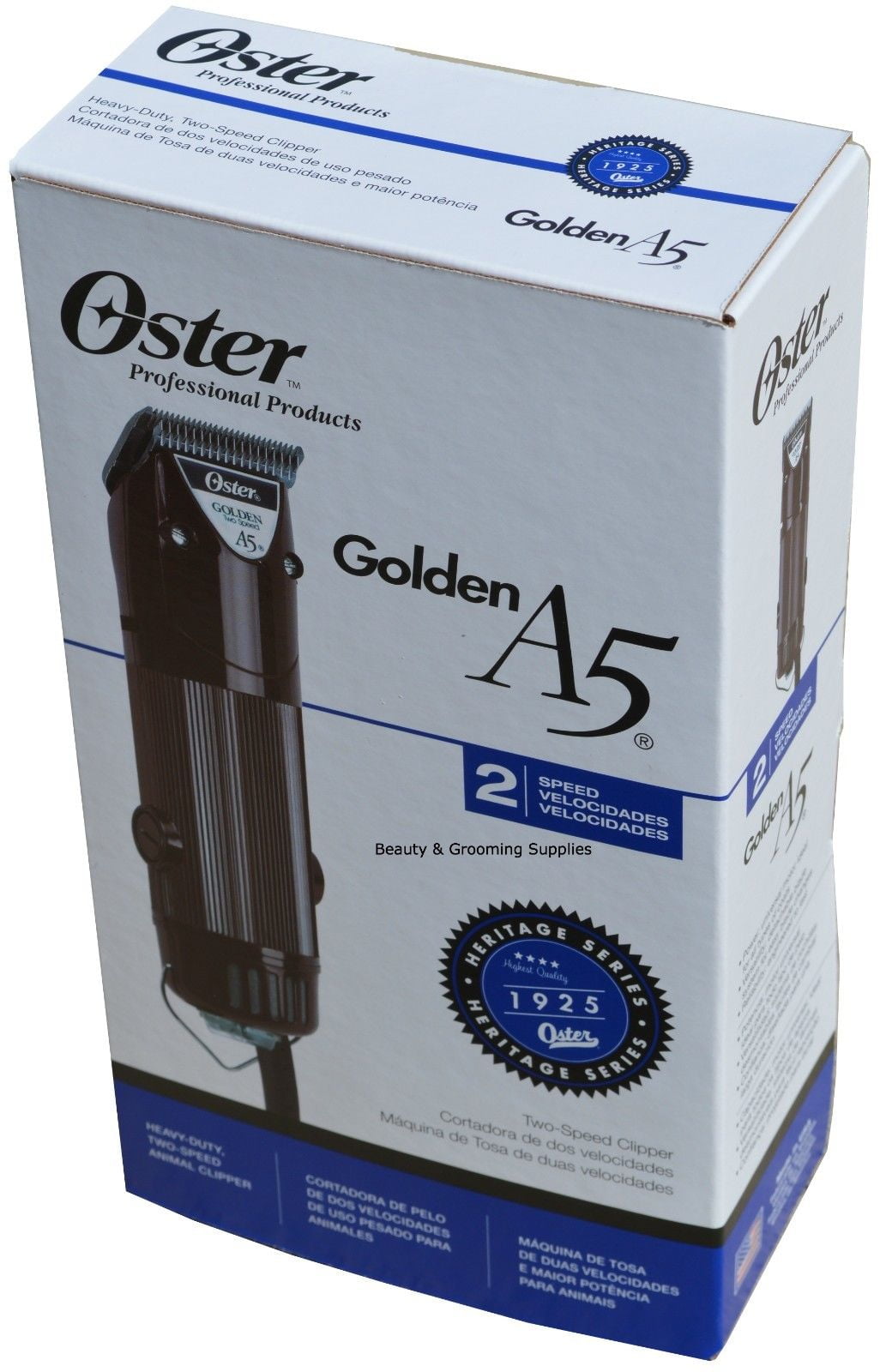 Oster GOLDEN A5 Professional 220v Clipper Speed Cryogen-X 78005-140 -