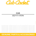thumbnail image 2 of MTD 717-1757A Steering Gear LT-13 LT-15 LT-135 LT-165 LT-175 Tractors OEM, 2 of 4