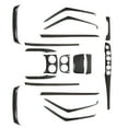 thumbnail image 3 of Car Interior Decor Kits, Carbon Fiber Durable Interior Decor Frame Cover Clear Texture Light Weight Ultraviolet   for Car, 3 of 8