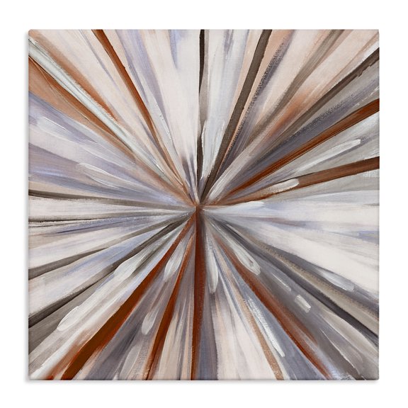Stupell Industries Modern Warm Abstracted Spinning Lines Canvas Art, 30 x 30, by Boho Studio
