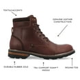 thumbnail image 6 of Territory Mens Yukon Wide Width Tru Comfort Foam Lace-up Cap Toe Ankle Boot, 6 of 7
